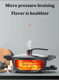 7L Micro Pressure Cooker Instant Heating Electric Cooking Pot