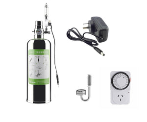 Aquarium CO 2 Generator System Kit Professional with solenoid valve and Timer 2L or 5L - AUPK