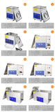 3L-30L Stainless Steel Ultrasonic Cleaning Machine - AUPK