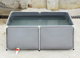 Fish Pond Canvas 2000 Litres 150x 200x70 cm outdoor fish pond - AUPK