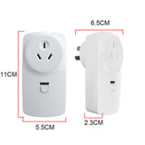 Smart Wifi Plug Remote Control Timer Power Socket Alexa Google Home - AUPK