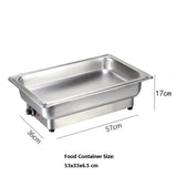 Food Warmer Electric for buffet and party stainless steel 660W