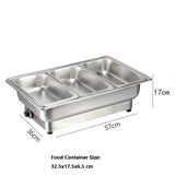 Food Warmer Electric for buffet and party stainless steel 660W