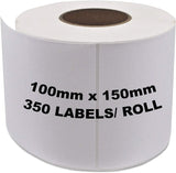 10 or 20 x Thermal Shipping Labels 100mm X 150mm (4x6) - 350 Labels per Roll - AUPK