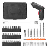 48pcs Rechargeable Cordless Electric Screwdriver Gun Set Drill Power Tool Bits - AUPK