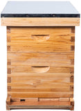 Bee Hive Kits 20 Frame  Langstroth Bee House with 10 Deep and 10 Medium hive Boxs,Dipped in 100% Beeswax 2 Layer - AUPK