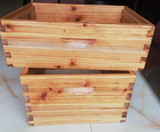 Bee Hive Kits 20 Frame  Langstroth Bee House with 10 Deep and 10 Medium hive Boxs,Dipped in 100% Beeswax 2 Layer - AUPK