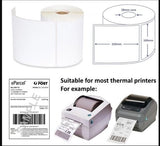 20 x Thermal Shipping Labels 100mm X 150mm (4x6) - 350 Labels per Roll - AUPK