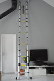 5m Telescopic Aluminum Multipurpose Ladder Extension Alloy Step - AUPK