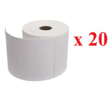 20 x Thermal Shipping Labels 100mm X 150mm (4x6) - 350 Labels per Roll - AUPK